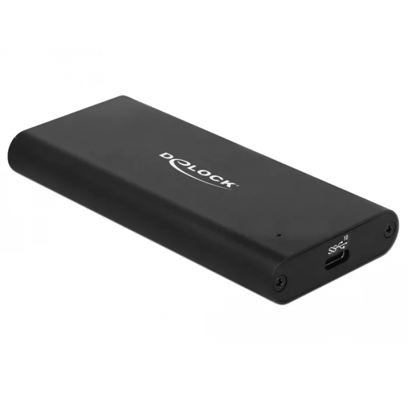 Delock - Speichergehäuse - M.2 - M.2 NVMe-Karte - USB 3.1 (Gen 2) - Schwarz (42614)