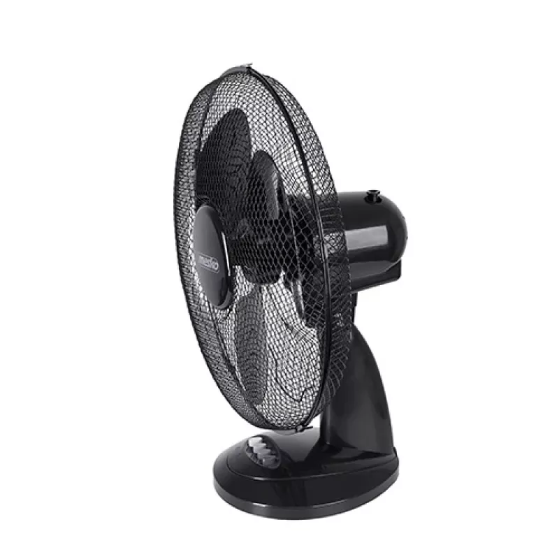 Mesko | Ventilator | MS 7308 | Tischventilator | Schwarz | Durchmesser 23 cm | Anzahl Geschwindigkeiten 2 | Oszillation | 30 W | Nein