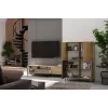 KAMARO 4DK schlank/GŁ Eiche ARTISAN DISPLAY CABINET