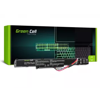 Akku Grün Cell AS77 für ASUS-Laptops — Li-Ion 15 V, 2200 mAh, 4 Zellen, schwarz