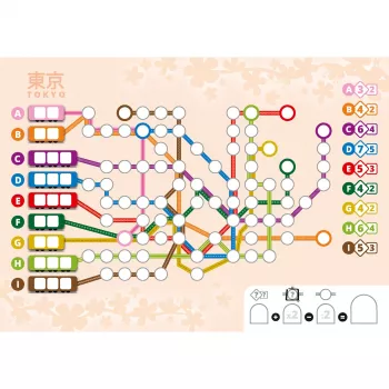 Voll verplant - Zusatzblock Japan, Brettspiel