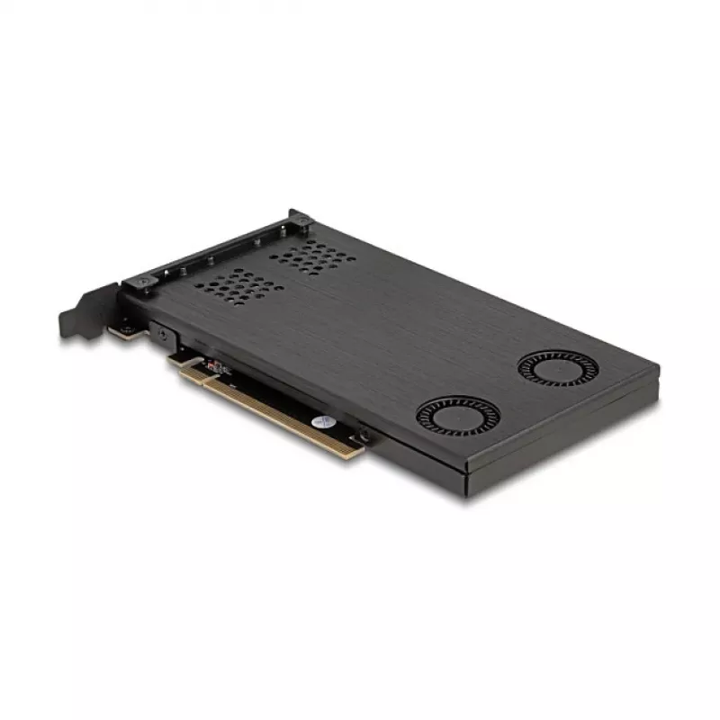 Delock PCI Express x16 Kartenhalter für 2 x M.2 NVMe SSD Bifurkation 47042