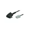 Telefonkabel helos 156691 TAE-F auf RJ-45, 6 m Länge