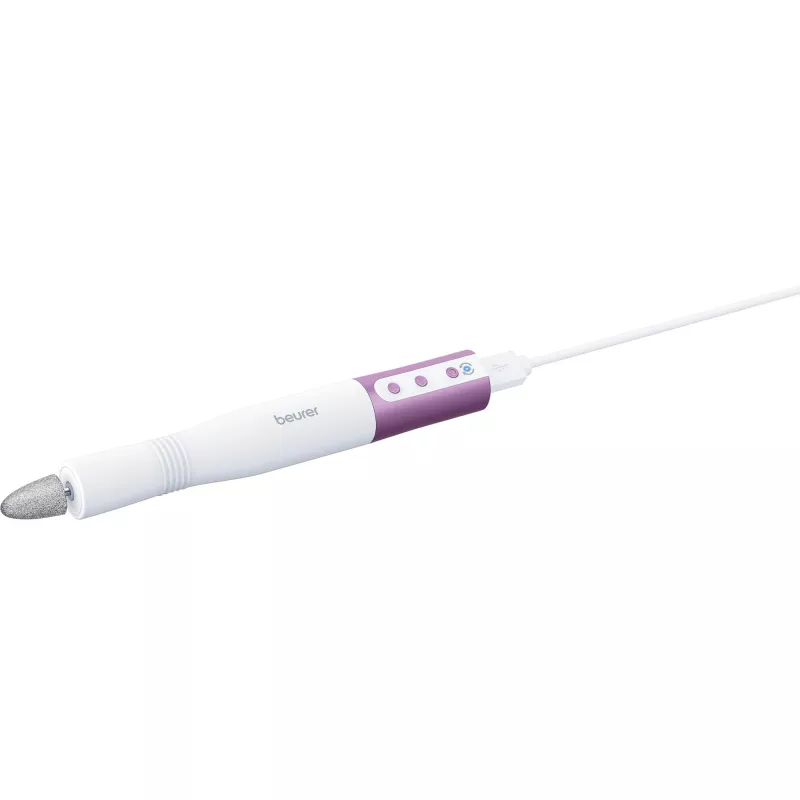Nagelpflegegerät Beurer MP 52 — elektrisches Maniküre-/Pediküre-Set, Weiß und Violett
