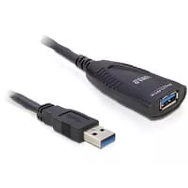 USB-Kabel DeLOCK 83089 USB 3.0 5m Schwarz