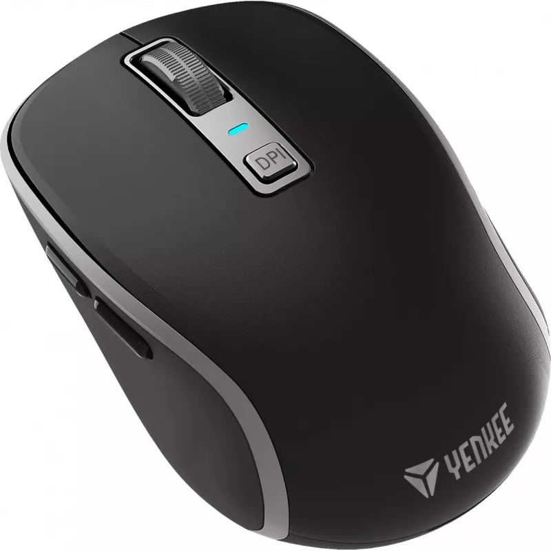 Dual WiFi+Bluetooth-Funkmaus, wiederaufladbarer Akku, 5 Tasten