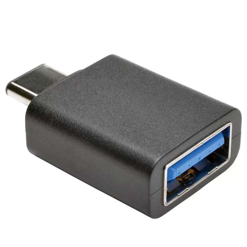 Eaton Tripp Lite Series USB 3.1 Gen 1.5 Adapter USB-C auf USB Typ A M/F 5 Gbps Tablet Smartphone - USB-Adapter - USB Typ A (W) auf 24 Pin USB-C (M) - USB 3.1 - Schwarz (U428-000-F)