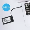QOLTEC SATA-Adapter 52269 für 2,5-Zoll-Laufwerk auf USB-C, unterstützt bis zu 2 TB