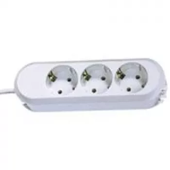 Power Extension Bachmann SMARTLINE 1.5m 3 AC Outlets Schwarz