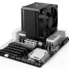 Jonsbo HX6250 Prozessor-Kühlkörper/Radiator 14 cm Schwarz 1 Stk.