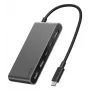 Belkin Connect, USB Typ-C, HDMI, USB 2.0 Typ-A, USB Typ-C, 5000 Mbit/s, 60 Hz, 3840 x 2160 Pixel, Schwarz