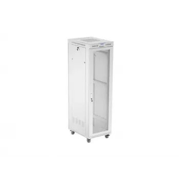 Rack-Schrank LANBERG FF01-6842-23SL 42U 600x800 mm Mesh-Front- und Rücktüren