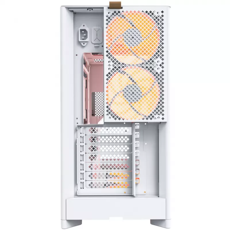 PC-Gehäuse Montech HS02 PRO Midi Tower Weiß