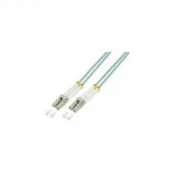 Logilink - Patchkabel - LC Multimode (M) - LC Multimode (M) - 7,5 m - Glasfaser - 50/125 Mikrometer - OM3 - halogenfrei - aquamarin (FP3LC07)