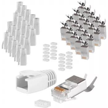 Drahtverbinder RJ-45 ShiverPeaks 72067-20GR Grau