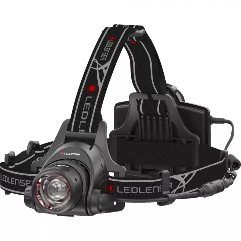 Stirnlampen-Taschenlampe Ledlenser H14R.2 Schwarz
