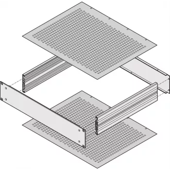 Schroff Abdeckplatte 400D PERF. (30860513)