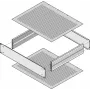 Schroff Abdeckplatte 400D PERF. (30860513)