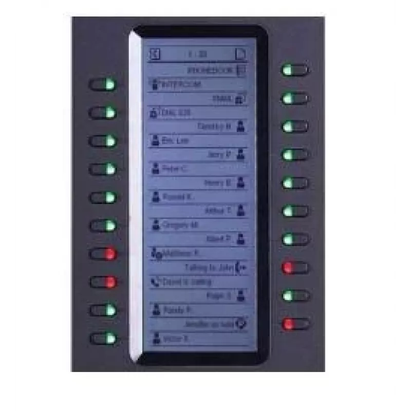 Grandstream Networks GXP2200EXT IP-Erweiterungsmodul Schwarz 20 Tasten