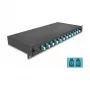 Glasfaser-Spleißbox DeLOCK 67004 Schwarz Metall 482x220x44mm