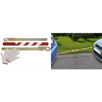 Abschleppstange IWH A570377 2,5 Tonnen 1,8 m mit Handschuhen und Aufbewahrungstasche