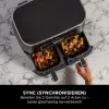 Ninja AF200EU Fritteuse Doppel 7,6 L Stand-alone 2400 W Heißluftfritteuse Schwarz