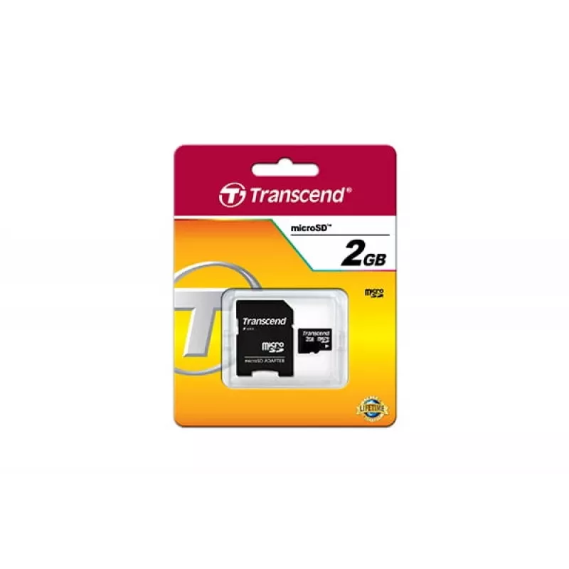 Transcend 2GB MicroSD TS2GUSD Flash-Karte