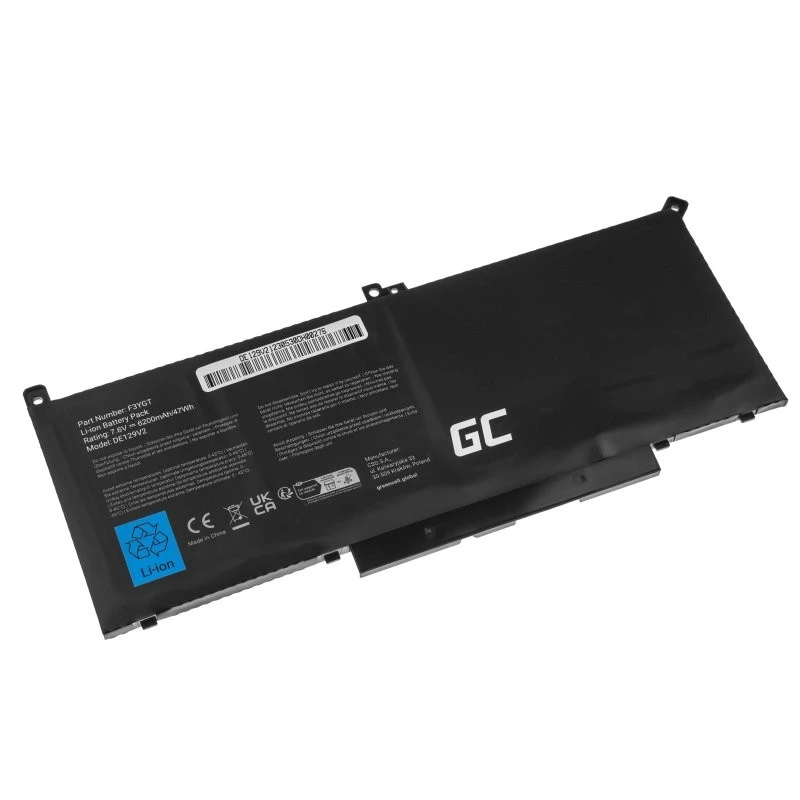 Notebook-Akku F3YGT 7,6V 6200mAh für Dell Latitude 7280 7290 7380 7490