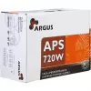 INTER TECH Argus APS-720W - Netzteil (115-230 V, 20+4 Pin ATX, 47-63 Hz, 12V1,+12V2,+3.3V,+5V,+5Vsb,12V, Aktiv, ATX, Schwarz)