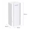 Wireless-Router TENDA EE3 Pro (2er-Pack) Dual Band 802.11ac, 2,4/5 GHz, 2882 Mbit/s, 3x LAN, 5 integrierte Antennen