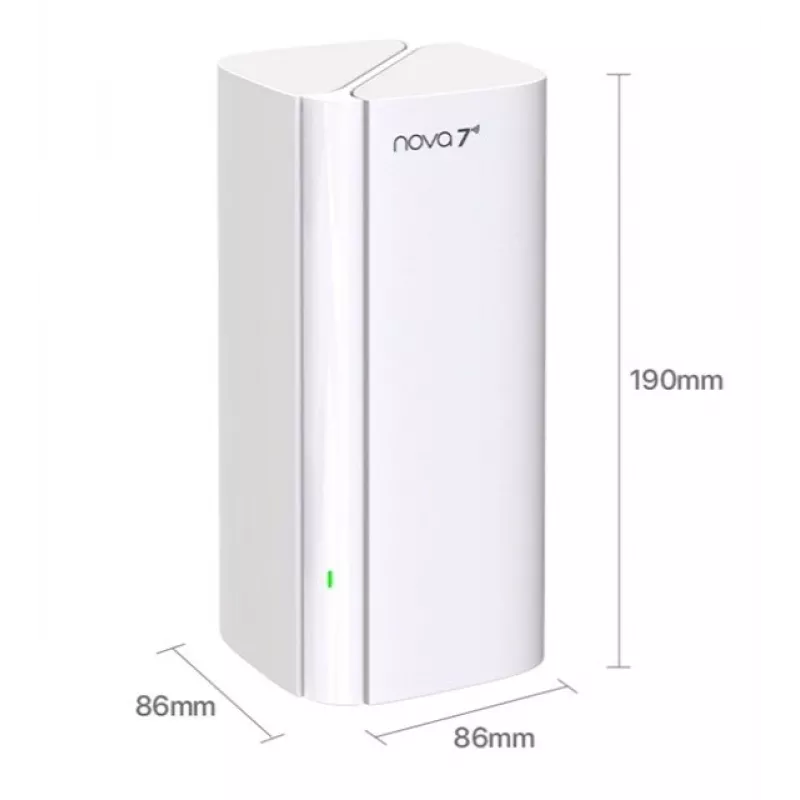 Wireless-Router TENDA EE3 Pro (2er-Pack) Dual Band 802.11ac, 2,4/5 GHz, 2882 Mbit/s, 3x LAN, 5 integrierte Antennen