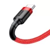 USB-2.0-A-auf-USB-C-Kabel Baseus CATKLF-B09 1m QC3.0 Nylongeflecht rot, Schnellladung und Datensynchronisation
