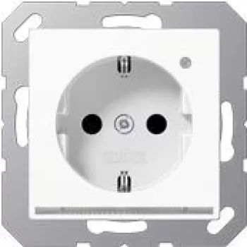 A 1520-O WW LNW SCHUKO-Steckdose 16A 250V LED-Orientierungslicht weiß - SCHUKO-Steckdose - 16 A 250 V ~ (A1520-OWWLNW)