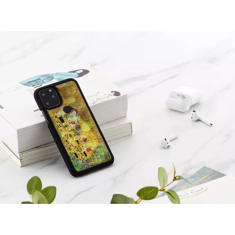 Smartphone-Hülle iKins für iPhone 11 Pro — schwarz, weiche Schutzhülle