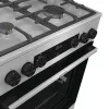 Gorenje GKS6C71XF Freistehender Herd mit Backofen Silber