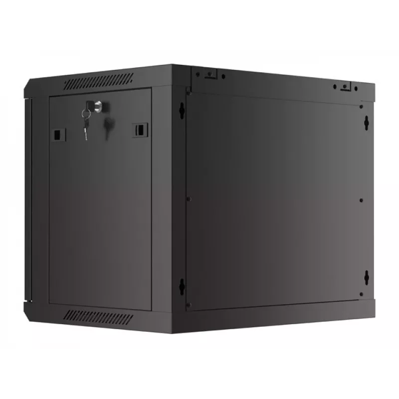 Wandmontierbarer Schrank LANBERG WF01-6409-23B 9U, 60 kg, IP20, 600×450×512 mm, schwarz
