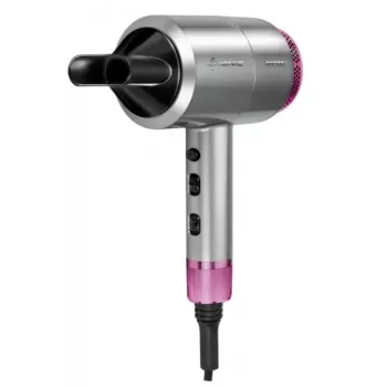 Haartrockner MPM MSW-22 1800W, 3 Heizstufen, 2 Geschwindigkeiten, ionisch, Konzentrator, 1,8 m Kabel, silber