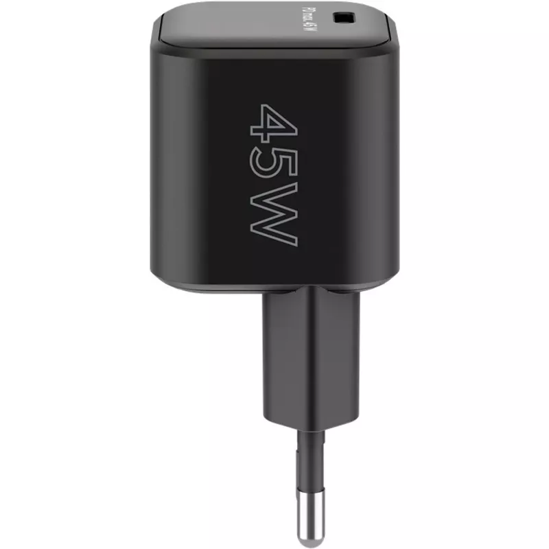 Goobay Ladegerät 65331 Indoor AC Schnellladegerät Schwarz USB Type-C