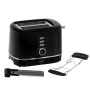 Adler AD 3224b Toaster mit Brötchenaufsatz 7 Bräunungsstufen schwarz