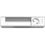 Anschlussdose Kindermann 7449000201 Aluminium Weiß
