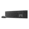 Kabelloses Tastatur-Maus-Set Lenovo 700 Modern Multi-Device – US-Englisches Layout, Bluetooth, Luna Grau