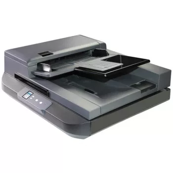 Flachbett- & ADF-Scanner Avision AD5800 — 1200 x 1200 DPI, A4, 100-Blatt-ADF, Duplex, LCD, weiß