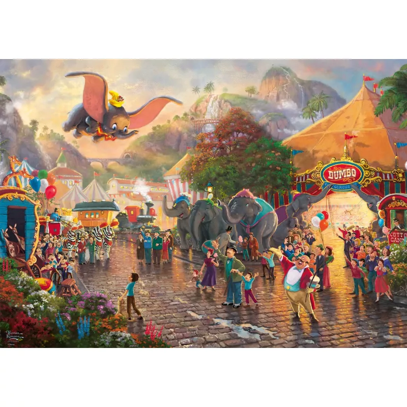 Thomas Kinkade Studios: Disney - Dumbo, Puzzle