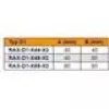 Kabelmanagement-Ring Triton D1 40x40mm