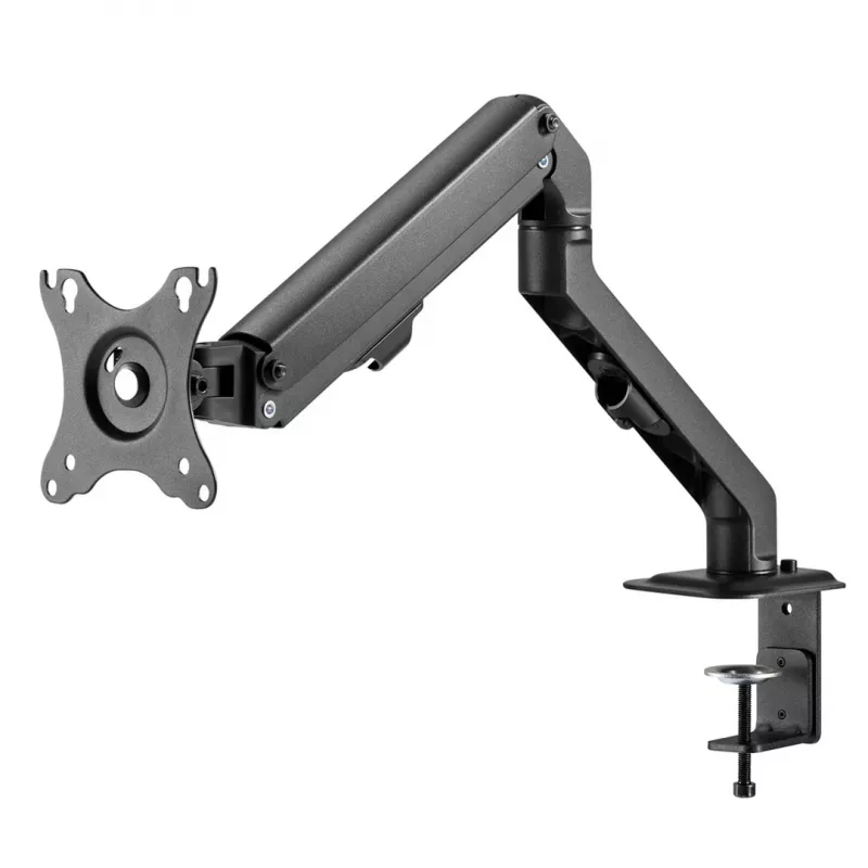 Monitorhalterung MACLEAN MC-906 für 17 Zoll–27 Zoll Displays, VESA 75x75–100x100, höhenverstellbar, neigbar und drehbar, unterstützt bis zu 7 kg