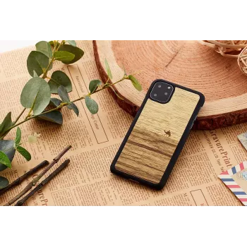 Smartphone-Hülle man and wood für iPhone 11 Pro — terra Schwarz