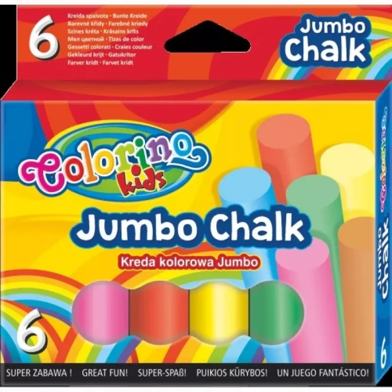 Colorino Kids JUMBO Farbkreide 6 Farben
