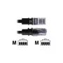 PatchSee BasicPatch - Patch-Kabel - RJ-45 (M) zu RJ-45 (M) - 1,5 m - FTP - CAT 5e - Geschirmt - Schwarz