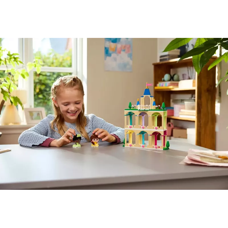LEGO DISNEY 43291 Mini Belle und Tiana mit Schloss