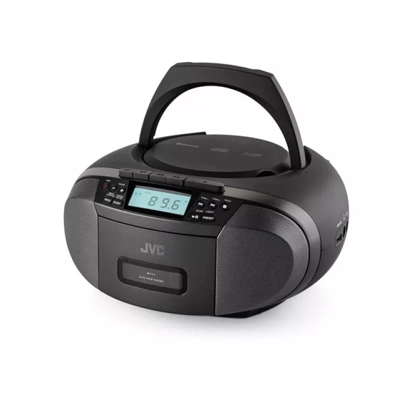 Radio-Player JVC RC-E444B Schwarz mit CD-Player und UKW-Tuner